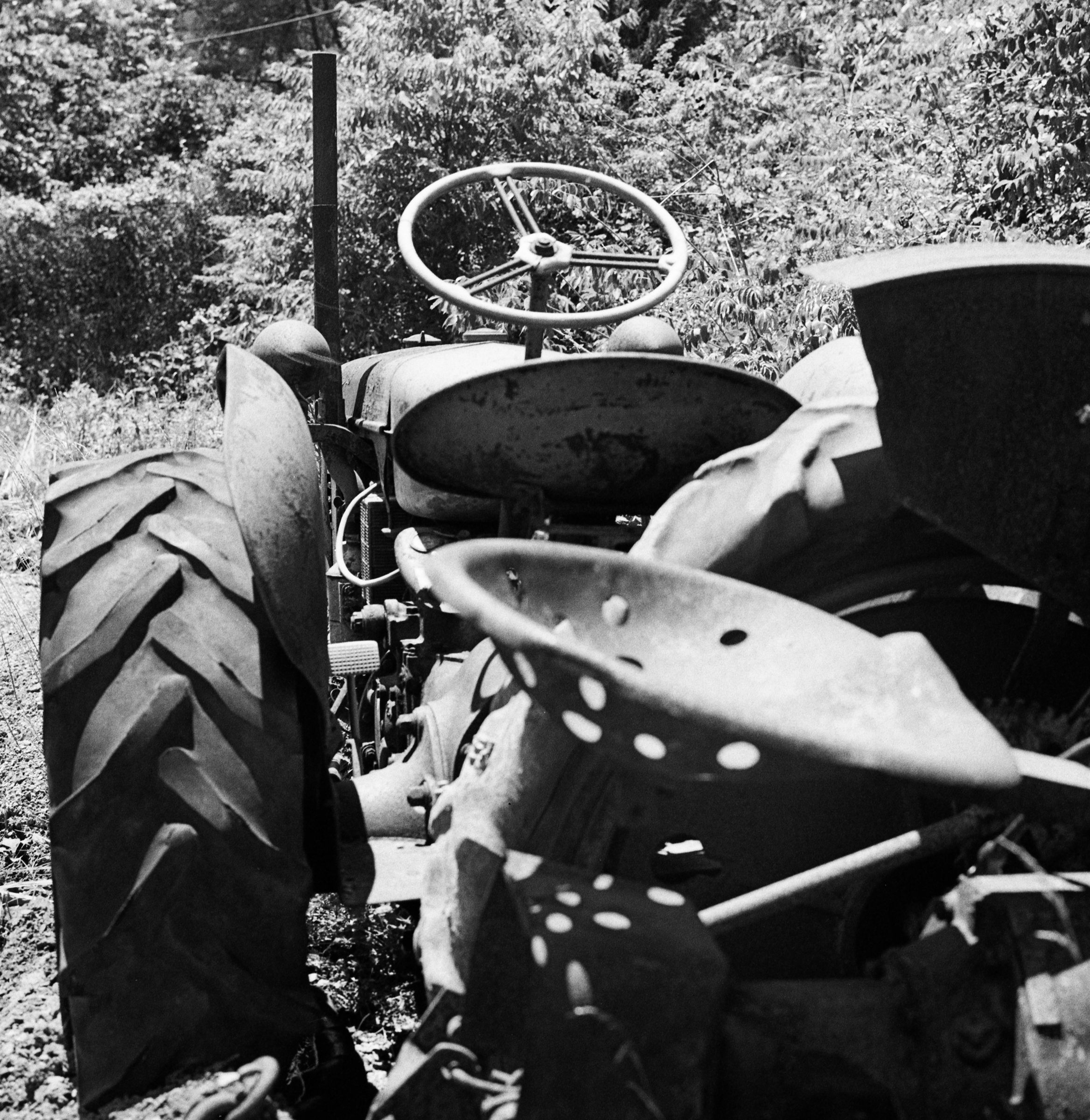 Flintstone MD II — vintage tractor in rural Maryland, fine art photography print